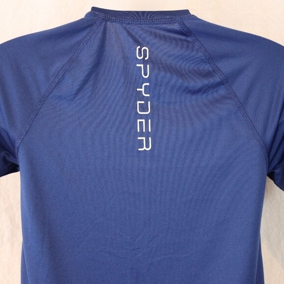 Spyder Rash Guard Swim Shirt Top Small Logo Swim Tshirt SM - Picture 8 of 11